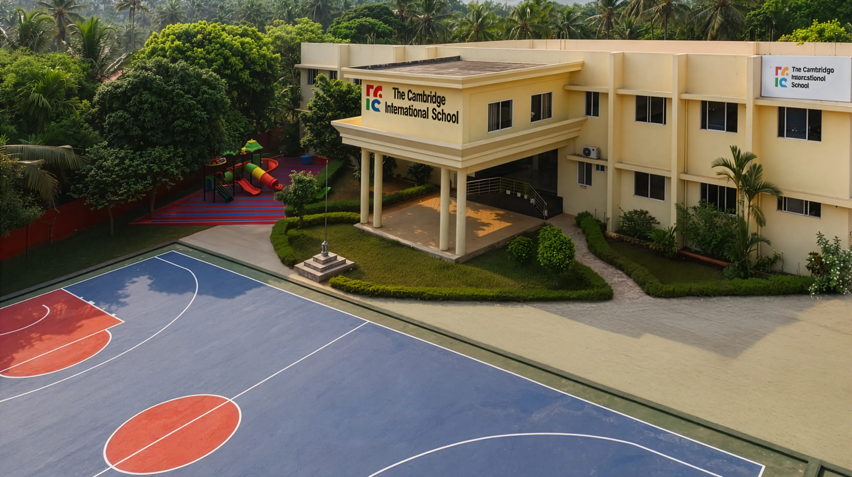 Campus aerial view