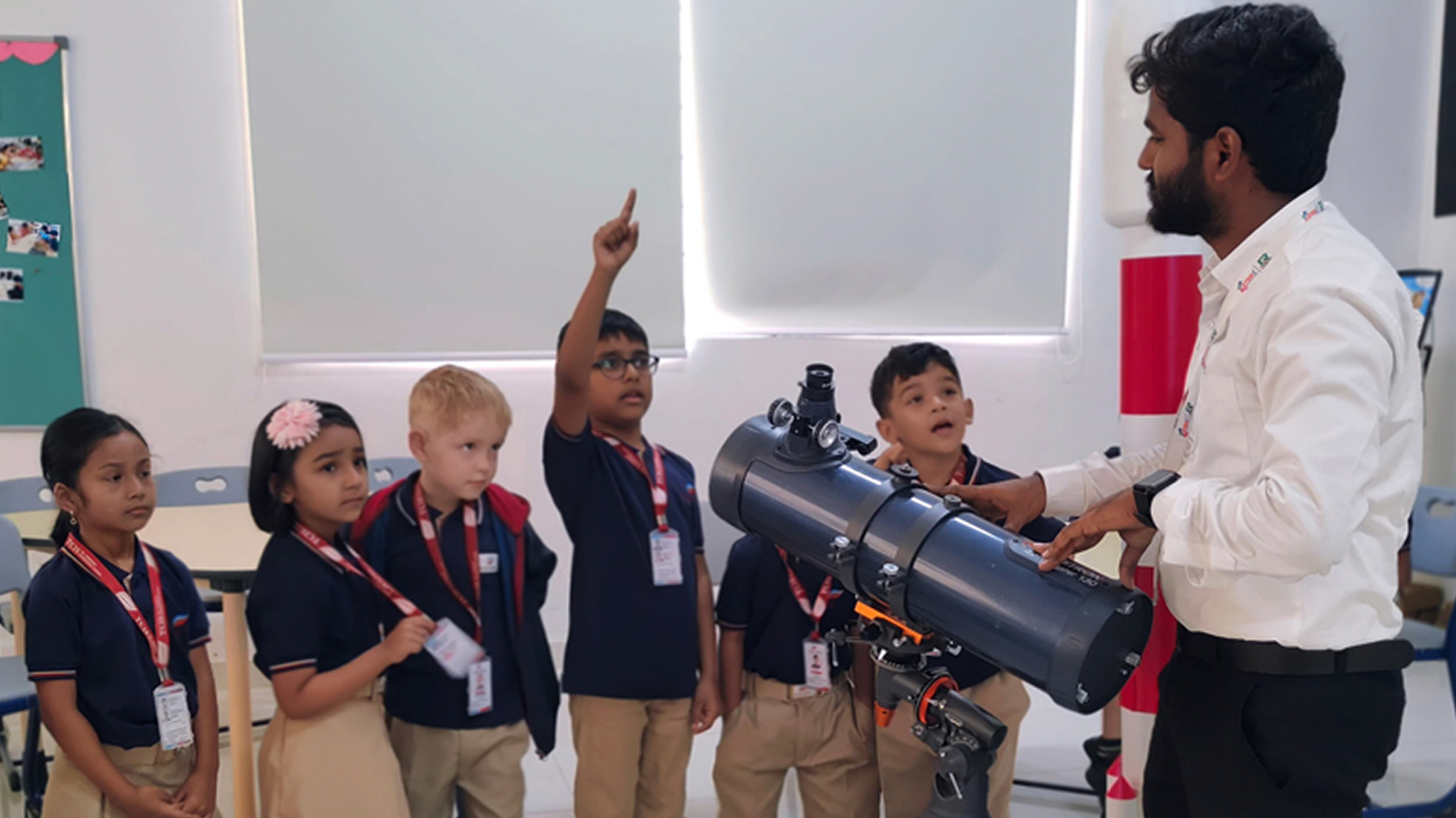 Students working together